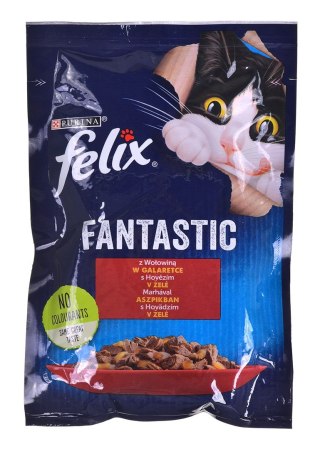 FELIX Wołowina w galaretce - saszetka 100g