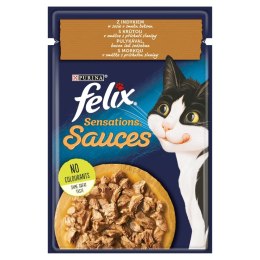 Karma Felix Sensations indyk w sosie bekonowym 85g