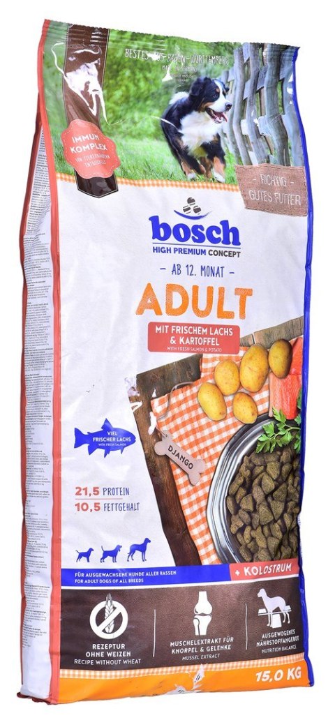 BOSCH Adult Fresh Salmon & Potato - świeży łosoś i ziemniaki 15kg