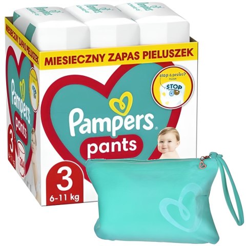 PAMPERS Pieluchy MTH Rozm 3, 6-11kg, 204szt.