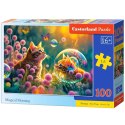 CASTORLAND Puzzle 100 elementów Magical Morning - Kot 6+