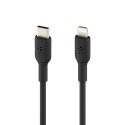 BELKIN KABEL LIGHTNING TO USB-C, PVC, 1M, CZARNY