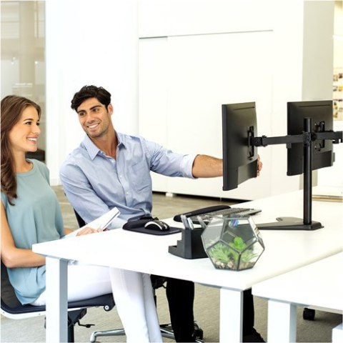 Fellowes Ergonomia wolnostojące ramię na 2 monitory - poziome Seasa - dawne Professional Series™