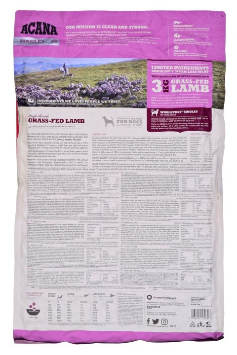 ACANA Grass-Fed lamb dog 6kg