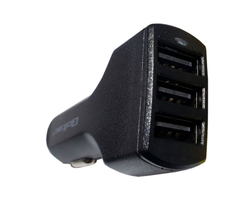 Qoltec Ładowarka samochodowa 12-24V | 24W | 5V | 4.8A | 3xUSB