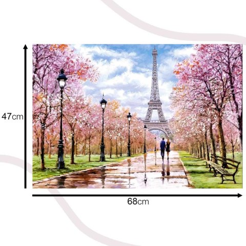 CASTORLAND Puzzle 1000 elementów Romantic Walk In Paris Romantyczny spacer w Paryżu 68x47cm