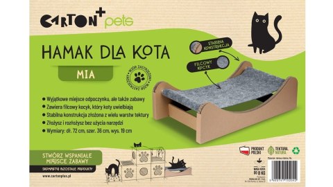 Carton+ Pets Legowisko dla kota Hamak Mia