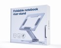 GEMBIRD SKŁADANA PODSTAWKA POD NOTEBOOKA 15,6" SREBRNA