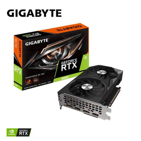 Karta graf. Gigabyte GeF RTX 3060 WINDFORCE OC 12G