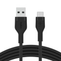 BELKIN KABEL USB-A - USB-C SILICONE 3M CZARNY