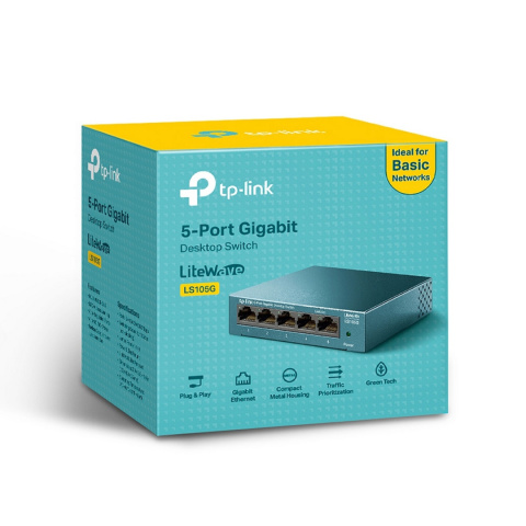 Switch TP-LINK TL-LS105G (5x 10/100/1000Mbps)