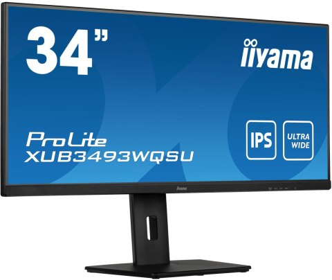 Monitor LED IIYAMA XUB3493WQSU-B5 34 cale Ultra Wide