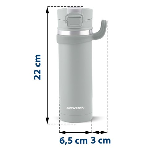 Termos próżniowy 450 ml BD-783 szary