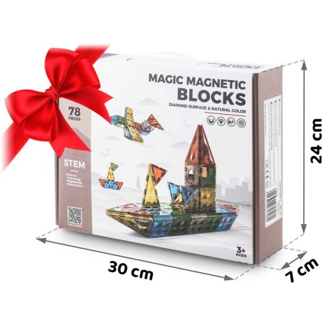 Klocki magnetyczne RK-766 Ricokids