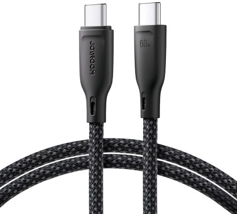 KABEL USB-C / USB-C Joyroom SA34-CC3 100cm 60W 5A PD W OPLOCIE CZARNY