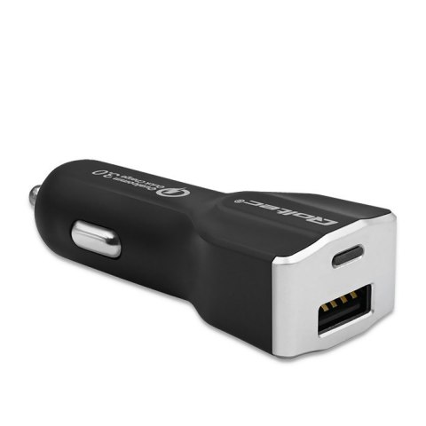 Qoltec Ładowarka samochodowa | Qualcomm QuickCharge 3.0 12-24V | 3A | USB