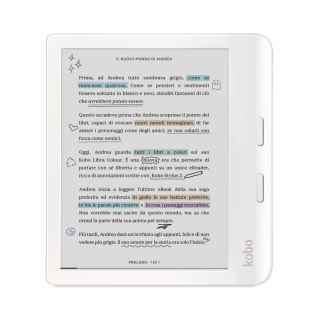 Ebook Kobo Libra Colour 7" E-Ink Kaleido 3 32GB WI-FI White