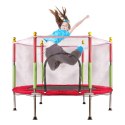 Trampolina ogrodowa dla dzieci 140cm czerwona