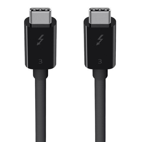 BELKIN THUNDERBOLT3 CABLE/USB-C-/USB-C 0.8M BLACK