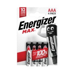Bateria alkaliczna Energizer MAX AAA / LR03 - 4 sztuki (blister)