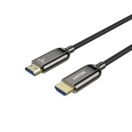 Kabel Optyczny HDMI Unitek C11085GY01-20M v2.1 AOC, 8K, UHD, 120Hz M/M 20m
