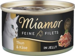 MIAMOR Feine Filets - filety mięsne smak: tuńczyk z serem 100g