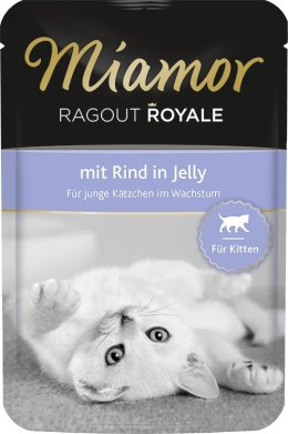 MIAMOR Ragout Royale Kitten smak: wołowina - saszetka 100g
