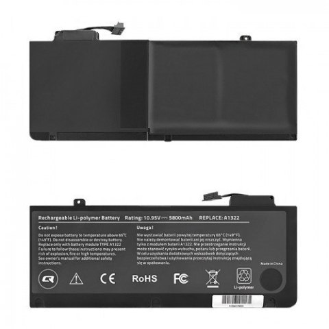 Qoltec Bateria do MacBook Pro 13" | 5800mAh | 10.95V