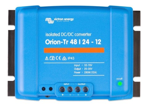 Przetwornica samochodowa Victron Energy Orion-Tr 48/24-12A 280 W (ORI482428110)