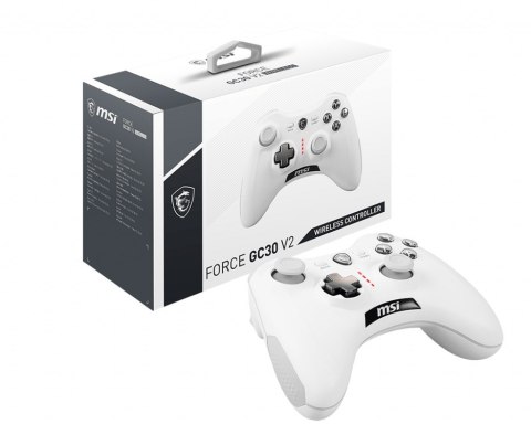 GAMEPAD WRL/FORCE GC30 V2 WHITE MSI