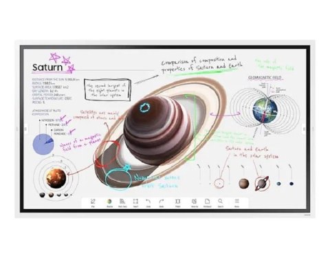 Monitor SAMSUNG LH65WMBWBGCXEN (65" /TFT IPS /75Hz /3840 x 2160 /Biały)