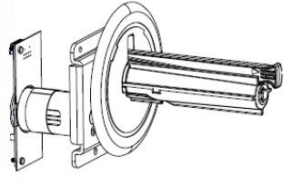 Kit, Liner Take-Up Spindle and Motor Assembly, ZT410