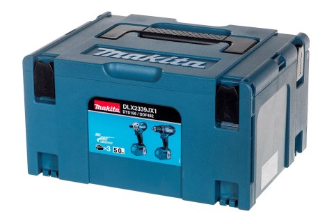 MAKITA ZESTAW COMBO 18V DLX2339JX1 (DDF482+DTD156) 3x5,0Ah MAKPAC