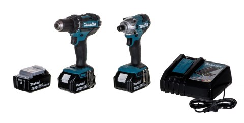 MAKITA ZESTAW COMBO 18V DLX2339JX1 (DDF482+DTD156) 3x5,0Ah MAKPAC