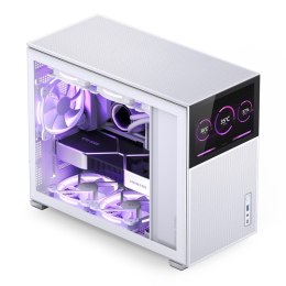 Jonsbo D31 MESH Screen Micro-ATX Gehäuse, Tempered Glass - weiß