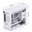 Jonsbo D31 MESH Screen Micro-ATX Gehäuse, Tempered Glass - weiß