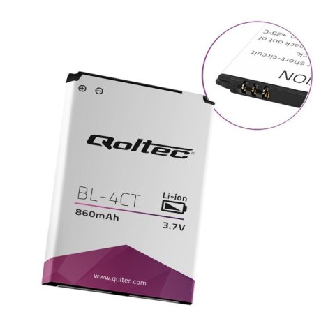 Qoltec Bateria do Nokia BL-4CT | 5310 | 6700 | X2 | 860mAh