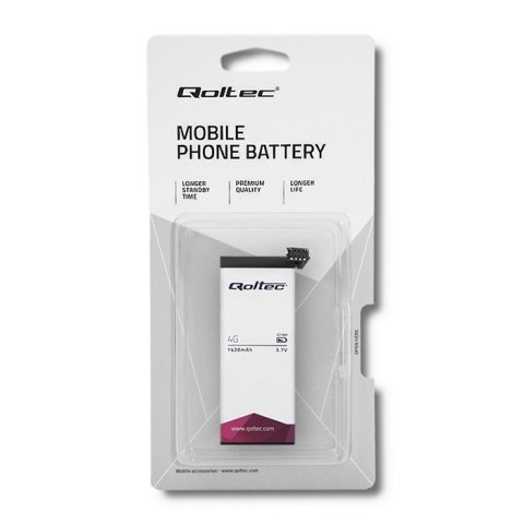 Qoltec Bateria do iPhone 4G | 4 | 1420mAh