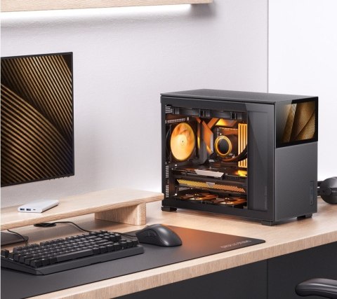 Jonsbo D31 MESH Screen Micro-ATX Gehäuse, Tempered Glass - schwarz