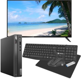 Zestaw do monitoringu stacja robocza Lenovo ThinkCentre Neo 50q Tiny plus Monitor 43" Win11 Pro