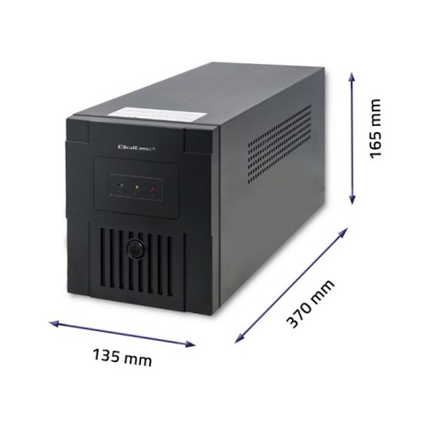 Qoltec Zasilacz awaryjny UPS | Monolith | 1500VA | 900W