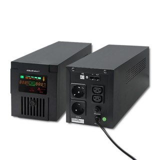 Qoltec Zasilacz awaryjny UPS | Monolith | 2000VA | 1200W | LCD | USB