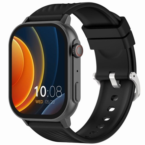 Smartwatch Gravity GT15-5 Czarny Pasek Silikonowy + Tytanowa Bransoleta