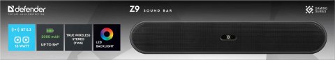 GŁOŚNIK DEFENDER SOUNDBAR Z9 16W LED BLUETOOTH