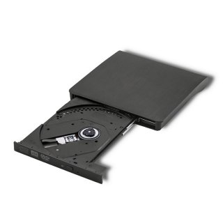 QOLTEC NAGRYWARKA DVD-RW ZEWNĘTRZNA | USB 3.0 | CZARNA