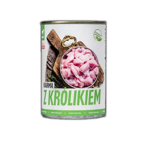 TUF TUF Mokra karma dla psa z królikiem 800g x 12szt.