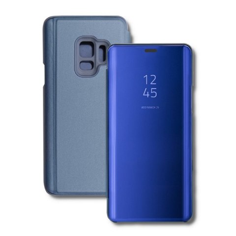 Qoltec Etui Flip Cover do Samsung S9 | Niebieskie