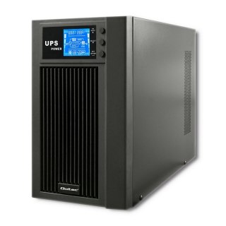 Qoltec Zasilacz awaryjny UPS | On-line | Pure Sine Wave | 3kVA | 2.4kW | LCD | USB