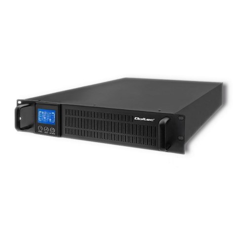 Qoltec Zasilacz awaryjny UPS RACK | 2KVA | 1600 W | LCD