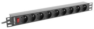 Listwa zasilająca LANBERG PDU-09E-0300-BK